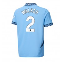 Fotbalové Dres Manchester City Kyle Walker #2 Domácí 2024-25 Krátký Rukáv